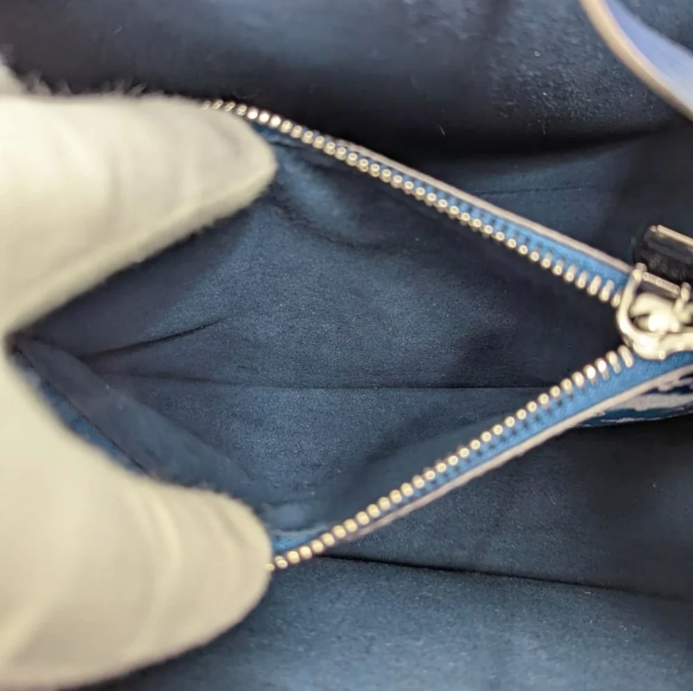 ✨️( Excellent Condition) Authentic Louis Vuitton Neonoe MM Monogram Blue Escale - Picture 12 of 16